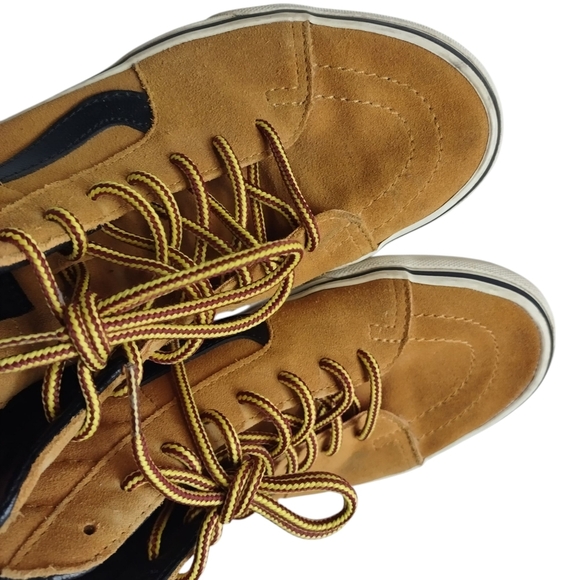 Vans 721454 SK8-HI Skate Honey Brown Suede Fashion Sneakers Men7.5/Women 9 - Picture 5 of 9